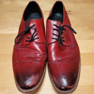 STACY ADAMS | Red Leather Shoes, Sz 12